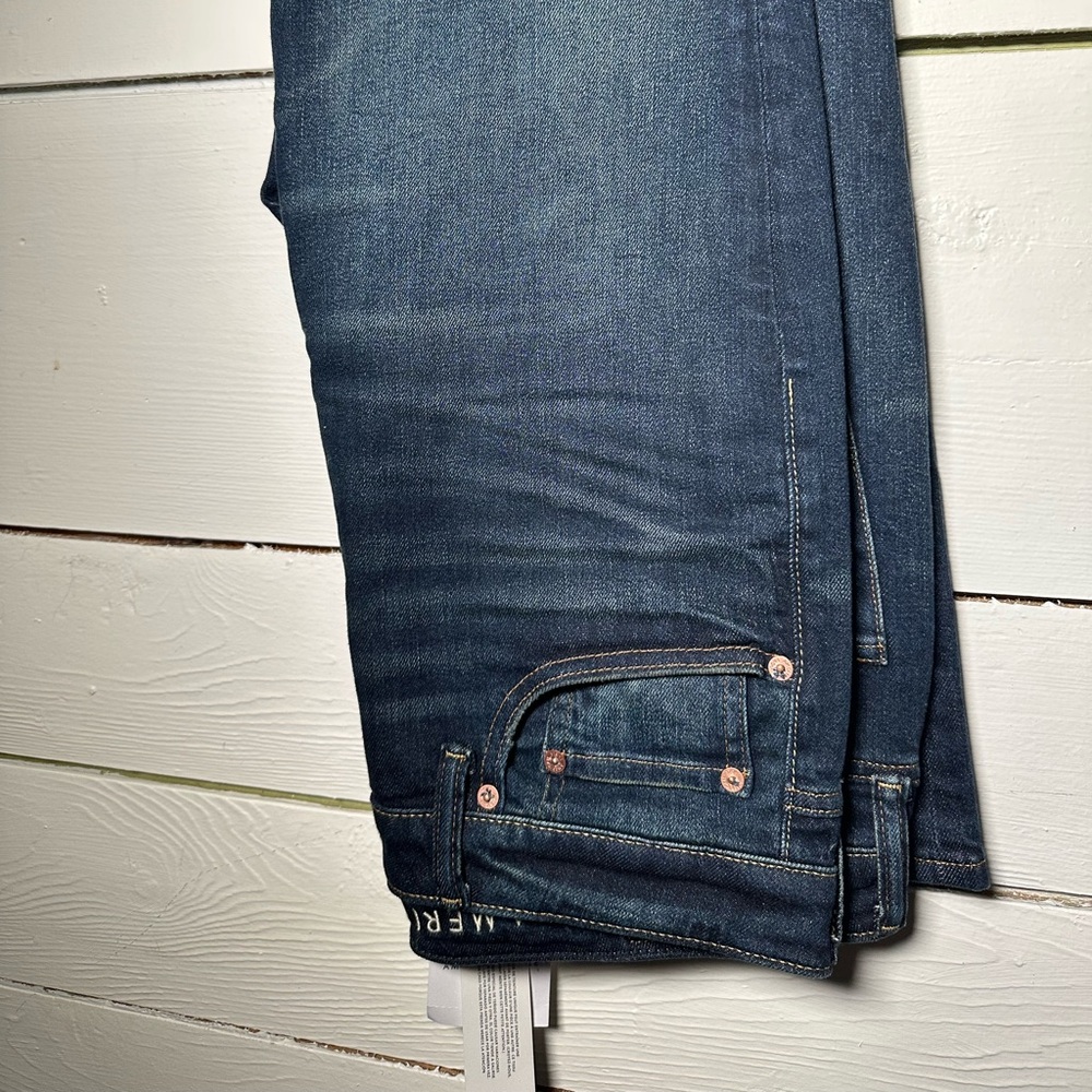 American Eagle Outfitters Deep Indigo Slim bootcut jeans